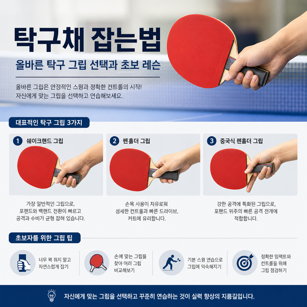 A person demonstrating the proper way to grip a ping pong paddle for beginners.